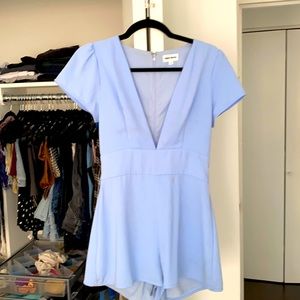 Superdown blue romper